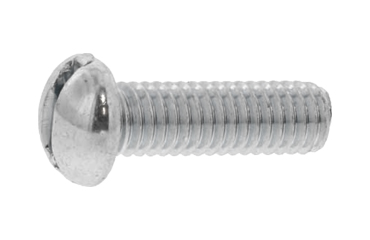 ステンレス(-) 丸頭 小ねじ (全ねじ) (スリワリ頭)